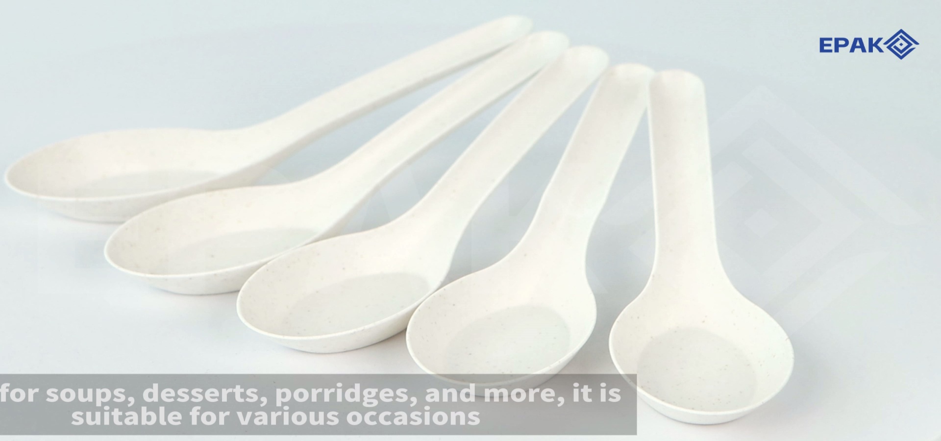 12035 PP rice husk tableware and soup spoons | EPAK Group