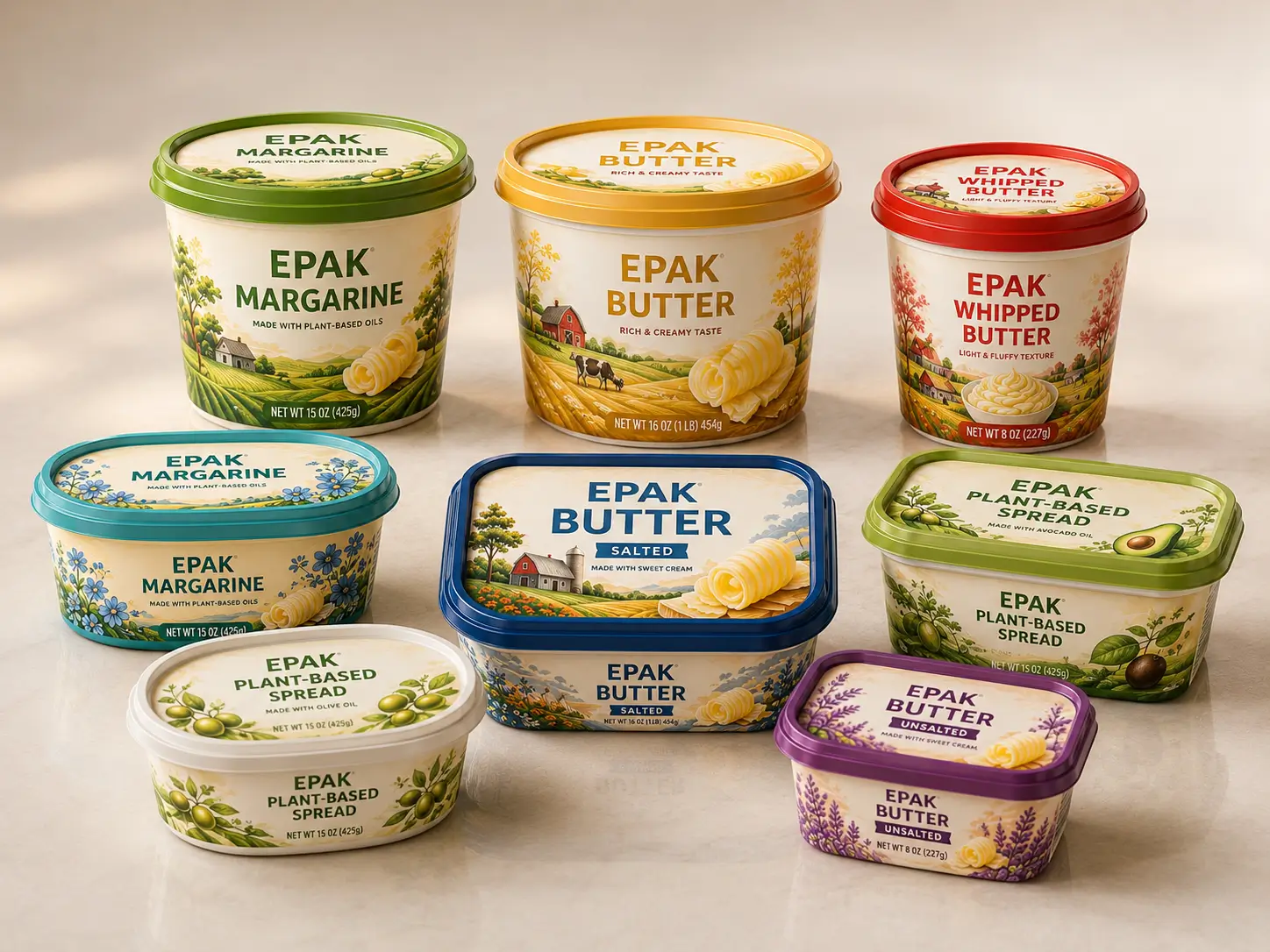 Butter & Margarine Packaging