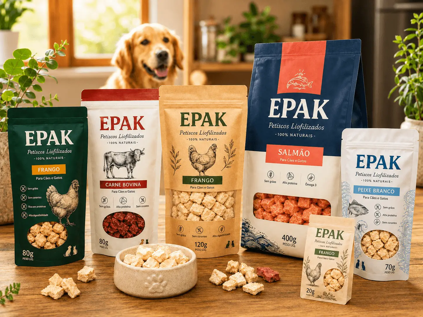Snack Stand-Up Pouches